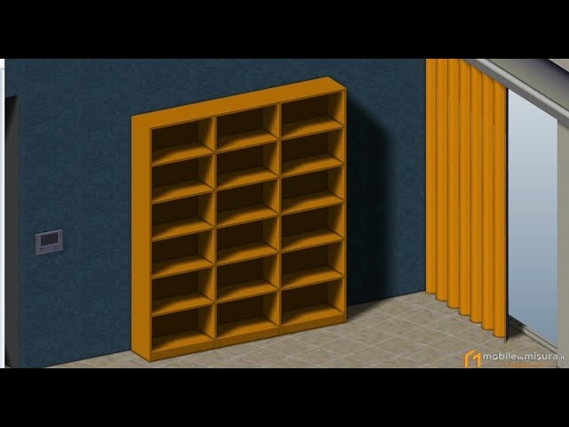 Libreria basic 3 vani